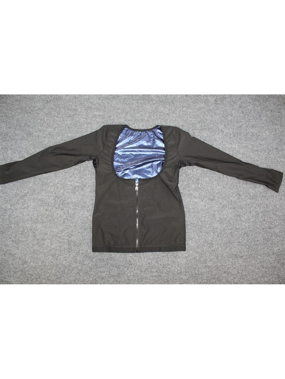 Women's Heat Trapping Sauna Suit Sweat Vest Zip Top M